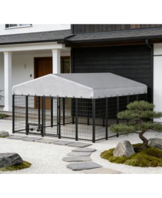 Large Outdoor Dog Kennel, Spacious Pet Shelter