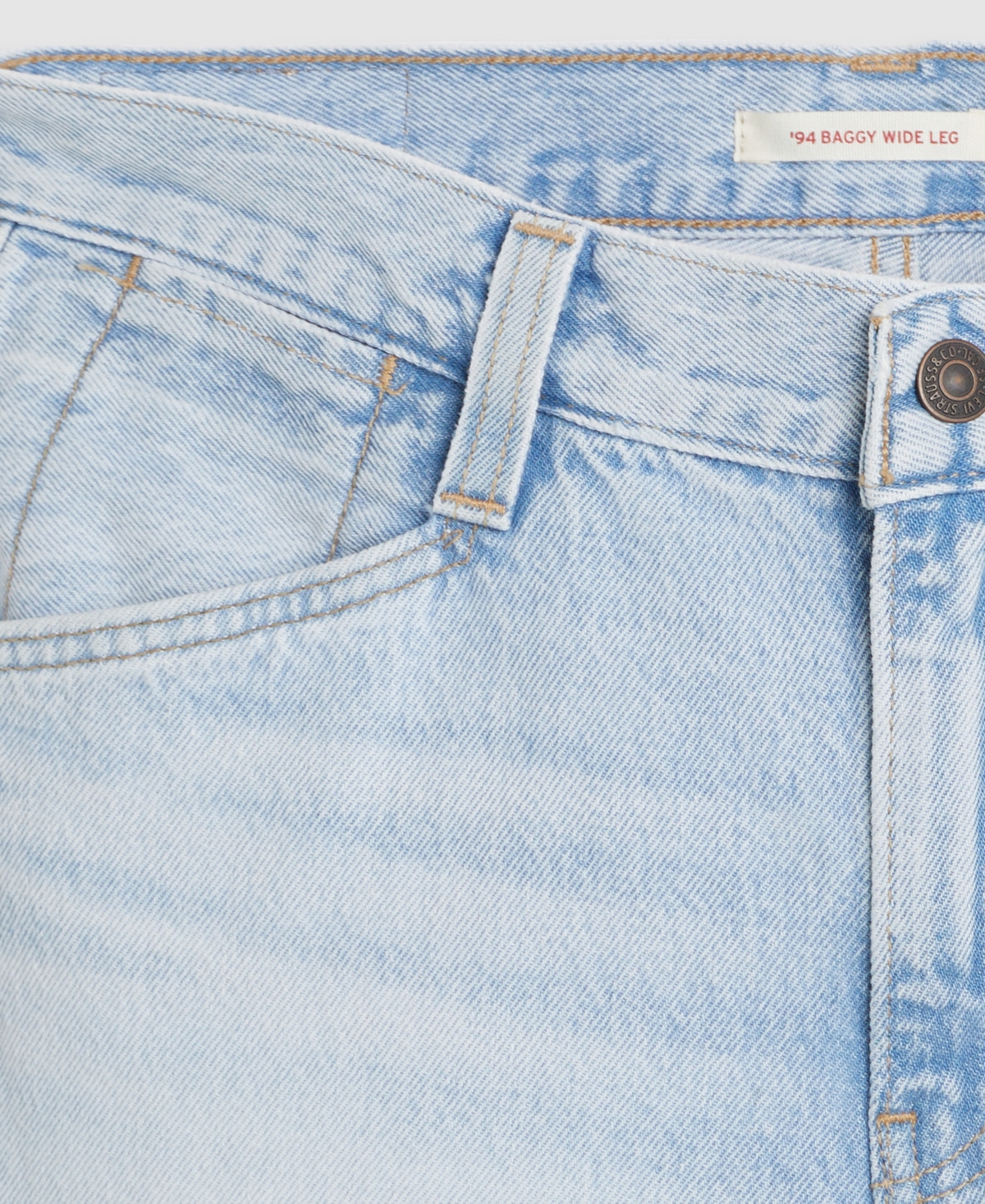 Levi's Plus Mid-Rise Wide-Leg Baggy Jeans