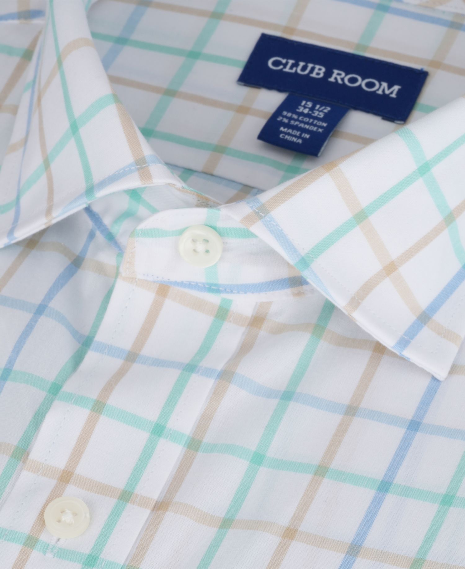 Men's Windowpane Plaid Shirt
