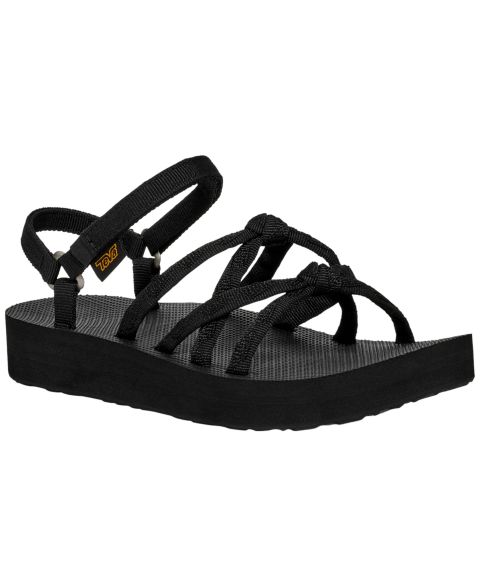 Женские сандалии Teva Midform Kena Round Toe, цвет: Чёрный