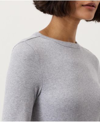 Women's Organic Cotton Perfect Rib Layering Long Sleeve