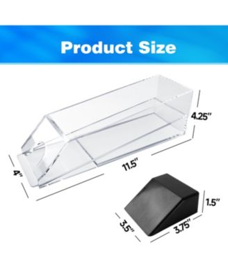 Deck Blackjack Dealing Shoe, Casino Grade Acrylic Dealer Shoe for Gambling Games