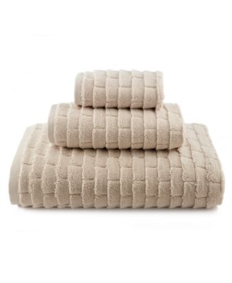 Subway Tile Textured Cotton 3-Pc. Bath Towel Set