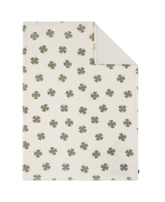 Clover Toss Plush Throw, 50" x 70"