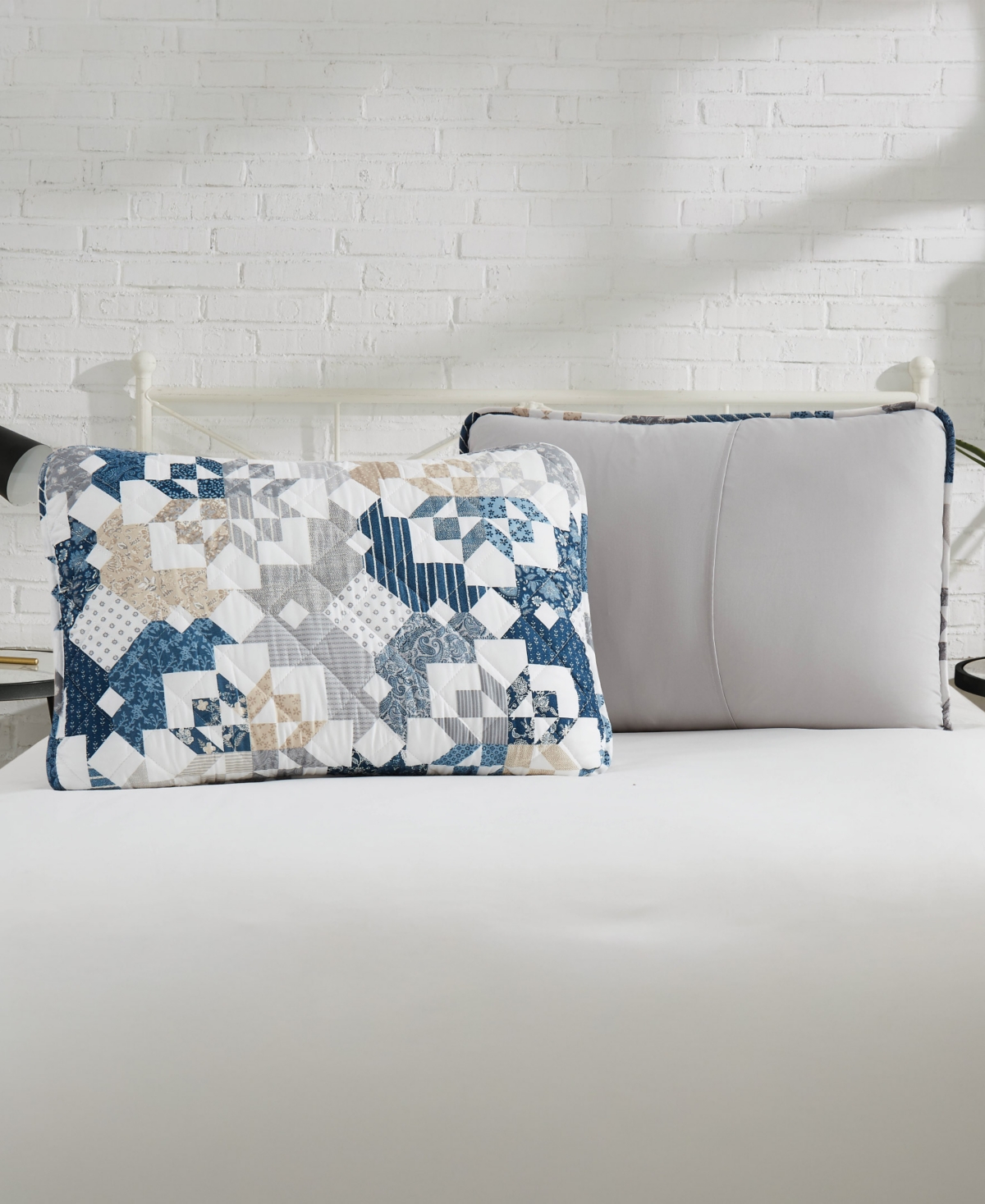 Lucky Brand Serra Patch Reversible 3-Pc. Quilt Sets