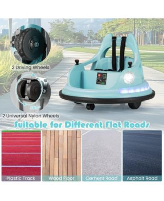 12V Kids Ride on Bumper Car with Remote Control and Dual Joysticks