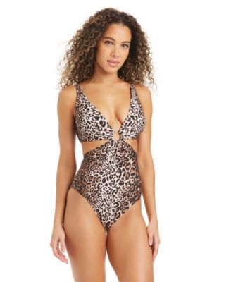Women's Plunge Ring Over-The-Shoulder Monokini