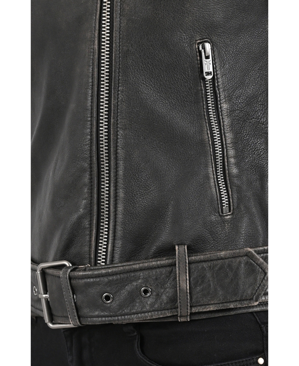 Frye Women's Women s Sheep Crack Leather Jacket