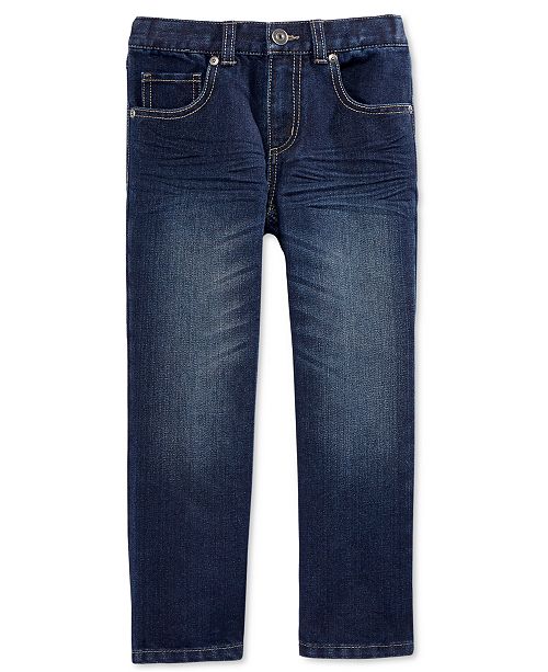 dark blue denim jeans