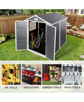 Streamdale  Furniture Plastic Outdoor Storage Shed with Lockable Door