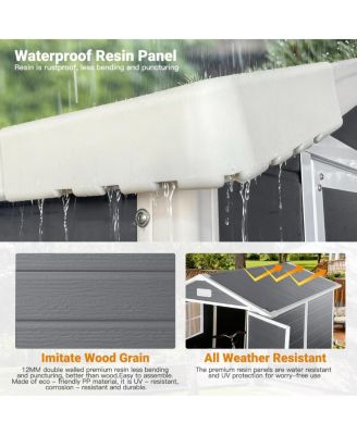 Streamdale  Furniture Plastic Outdoor Storage Shed with Lockable Door