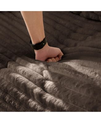 Plush Corduroy Ottoman for Sofas - Camel