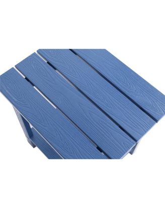 wooden-textured imitation wood side table, perfect for picnics