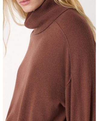 Women's Wool Cowl Neck Knit Sweater