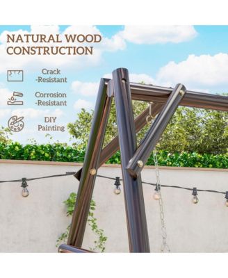 660lbs Porch Swing Frame, Swing Chair Sd Only for DIY Painting