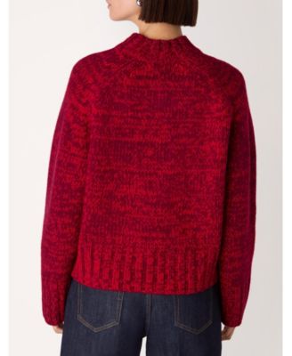 Women's Chunky Wool Fleck Knit Sweater