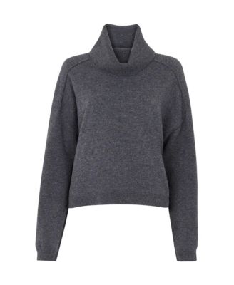 Women's Wool Cowl Neck Knit Sweater
