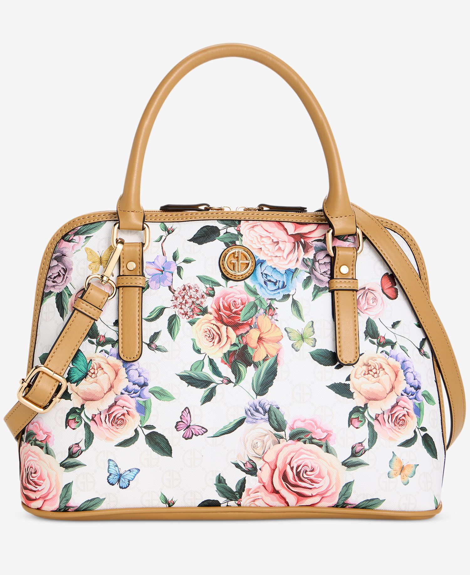 Floral Dome Satchel