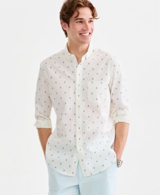 Men's Long Sleeve Poplin Shirt