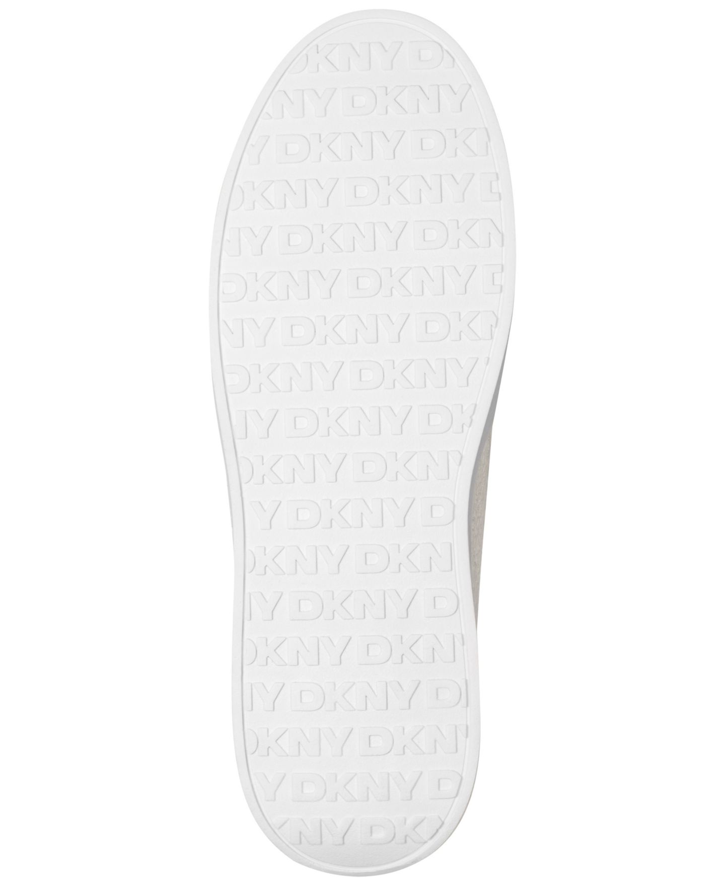 Женские трикотажные кроссовки-слипоны DKNY Marta, цвет: Белый / Жёлтый — фото 5