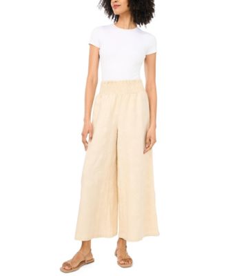 Women's Cropped Wide-Leg Pants