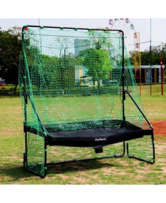 Heavy Duty Baseball and Softball Recycling System Net with Iron Frame and Waterproof Netting