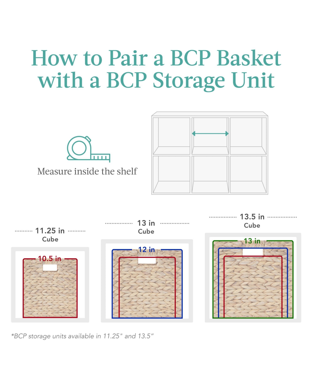 Best Choice Products 13x13in Hyacinth Storage Baskets, Set of 5 Multipurpose Collapsible Organizers