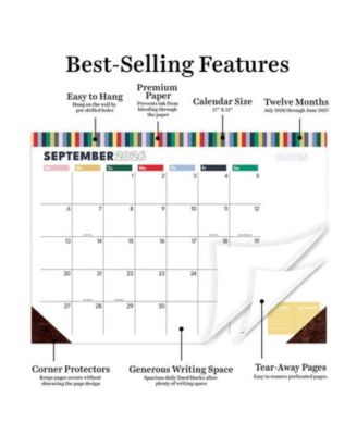 July 2026 - June 2027 Long Weekend Medium Desk Pad Monthly Blotter Calendar