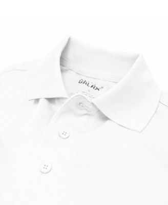 Men's Big & Tall Dry Fit Moisture-Wicking Polo Shirt, 3-Pack