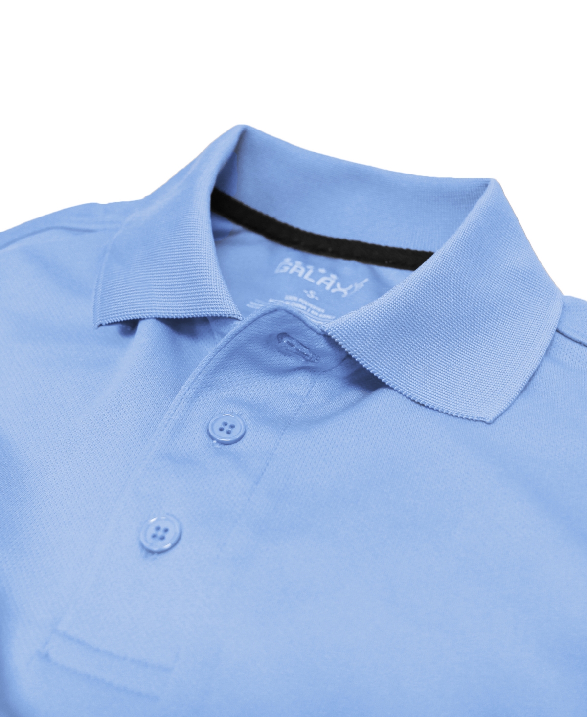 Galaxy By Harvic Men's Big & Tall Dry Fit Moisture-Wicking Polo Shirt