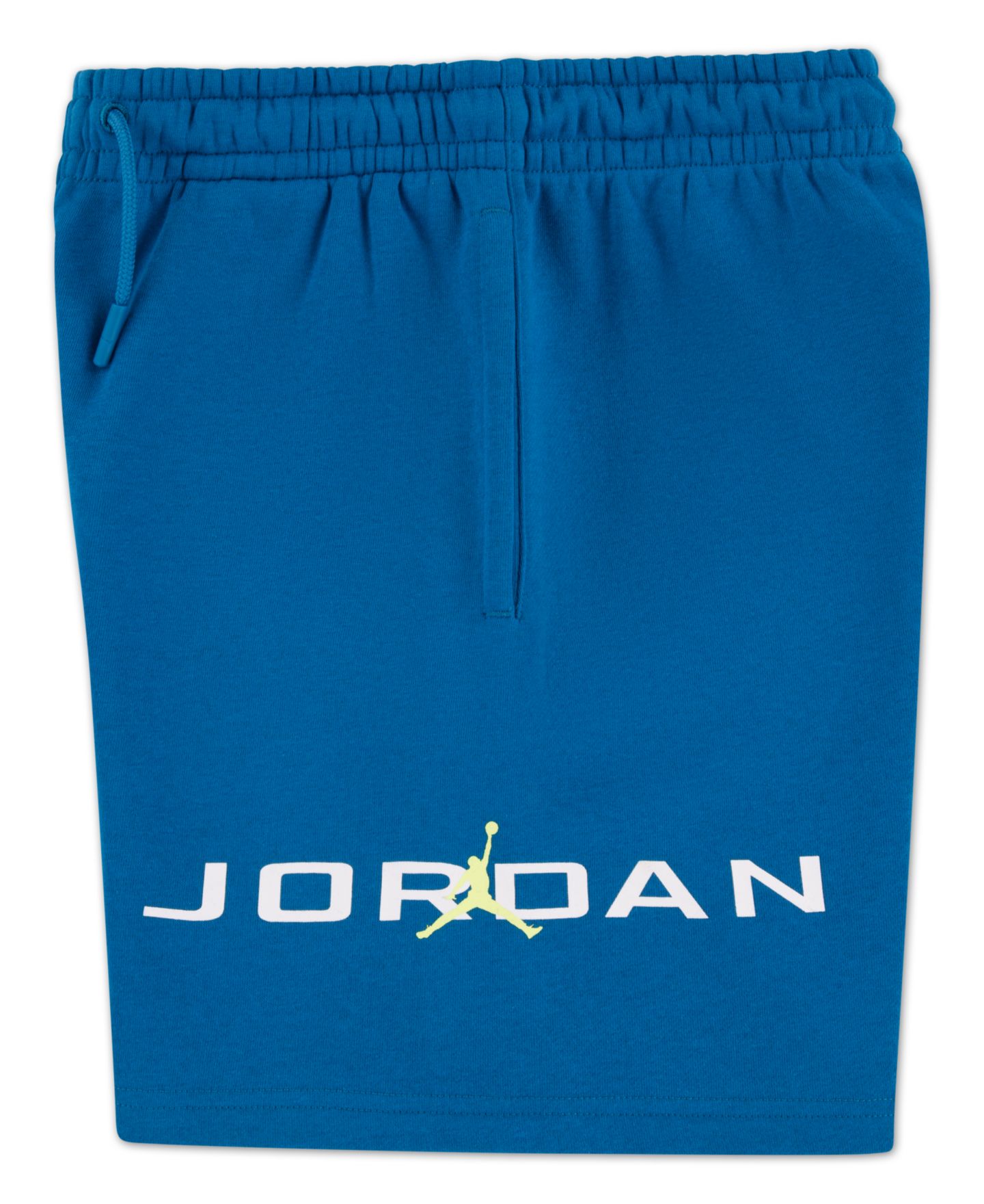 Шорты Jordan Baseline Elastic Waist Fleece Shorts для мальчиков, цвет: Королевский синий — фото 8