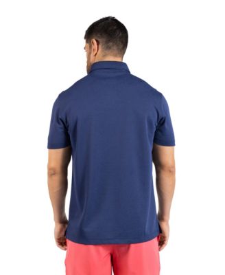 Men's Distressed Floral Modal Polo