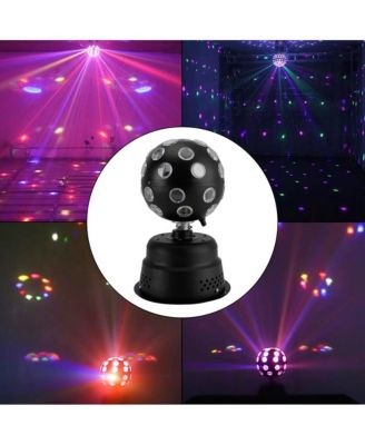 30W Disco Party Light with 9 RGB LEDs, Sound & Auto Modes for Home & Stage
