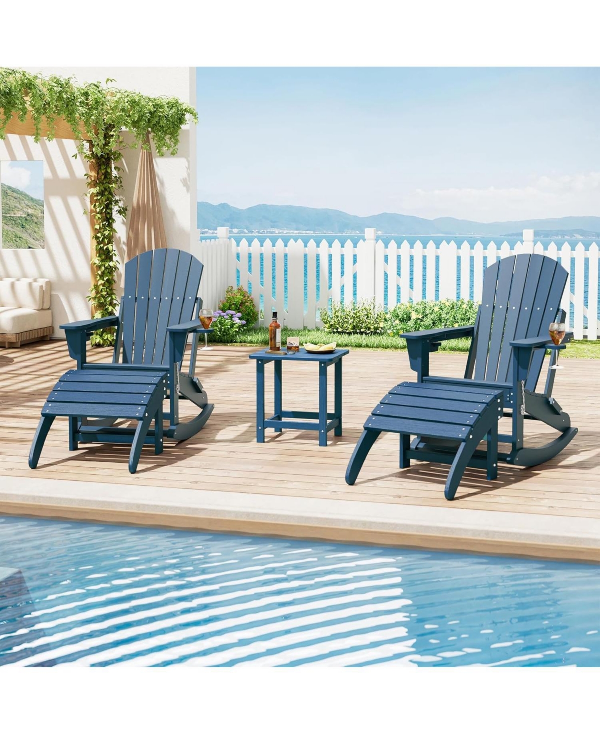 gaomon Hdpe Adirondack Ottoman Foot Rest