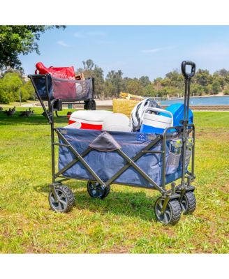 Collapsible Folding Heavy Duty Push Pull Utility Cart Wagon