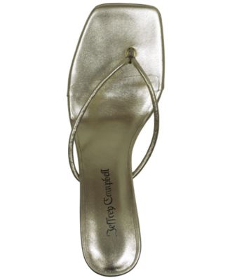 Jeffery Campbell Women's Simplicity Thong Wedge Sandals