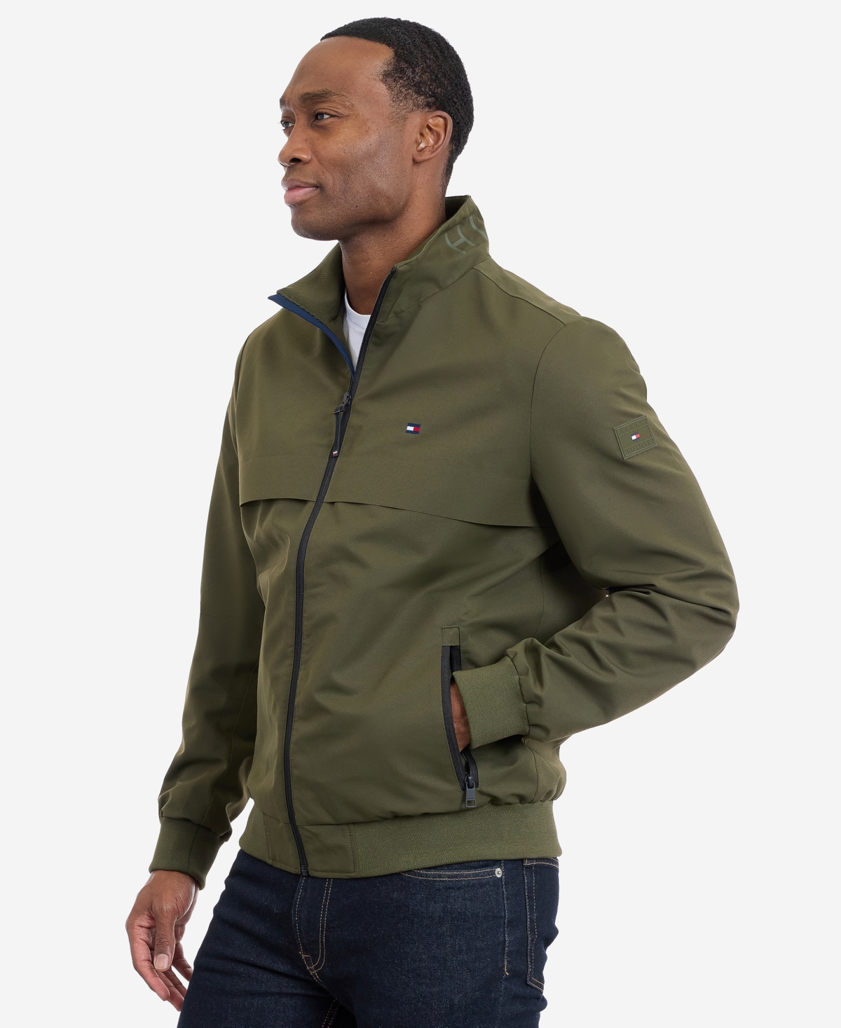 Tommy Hilfiger Men's Water Resistant Boating Regular Fit Jacket