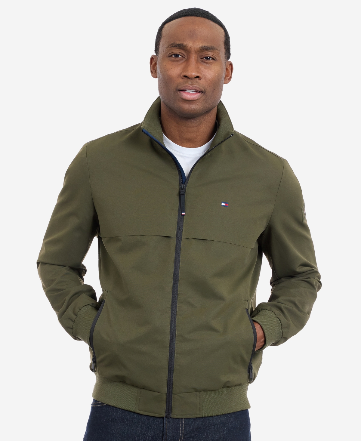 Tommy Hilfiger Men's Water Resistant Boating Regular Fit Jacket