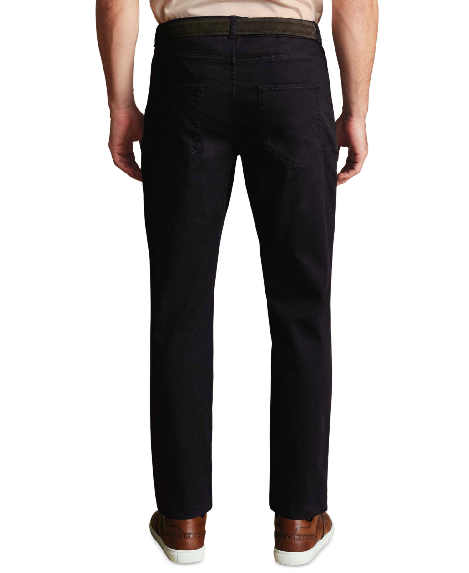 Men's Slim-Fit Garment-Dyed Twill Jeans