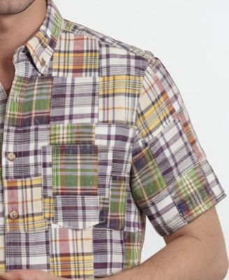 Men's Patch Detail Button-Down Shirt