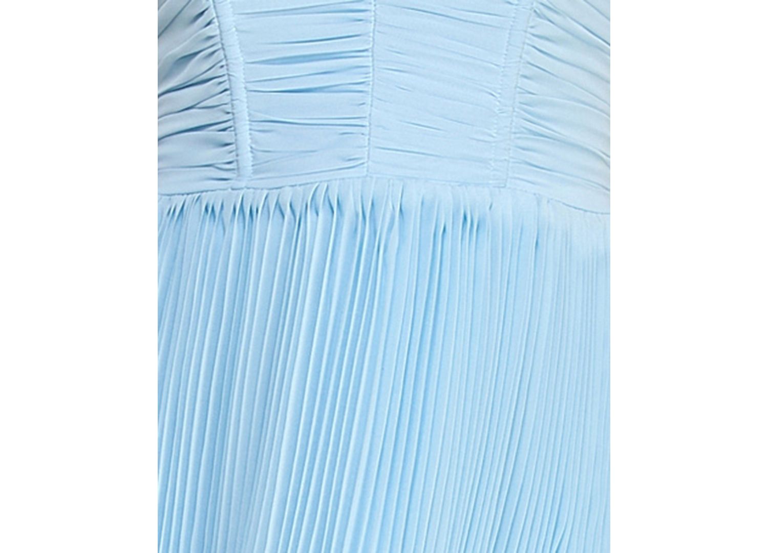 Juniors' Pleated Tiered Strapless Gown