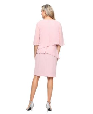 Women's Glitter Knit Sheath Dress