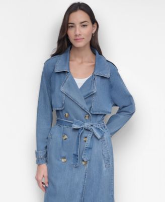 Women's Storm Flap Denim Trench Coat
