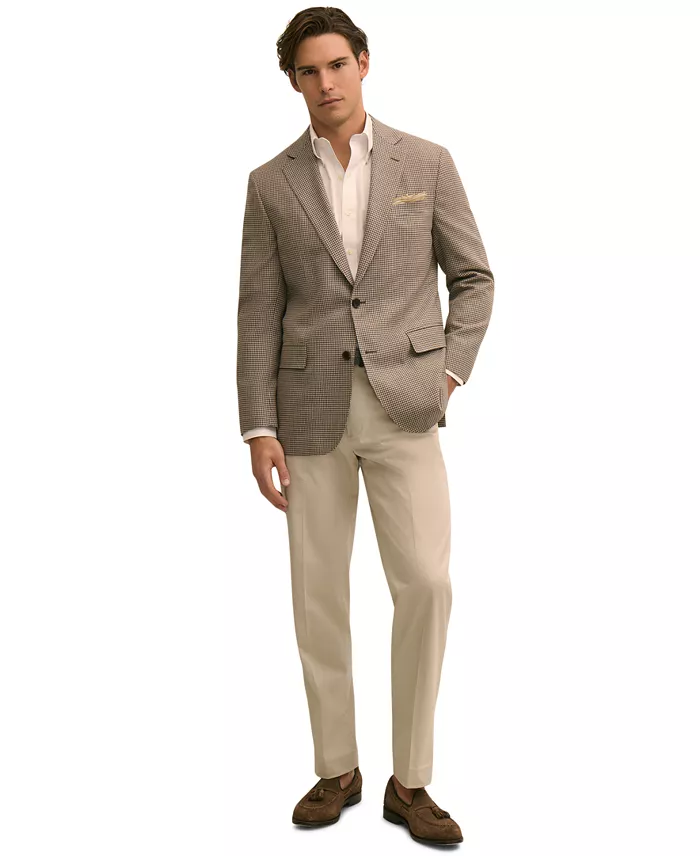 Brooks Brothers Men's Hopsack Classic-Fit Wool Blazer - thumbnail 2
