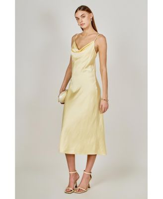 Women's Satin Midi Dress