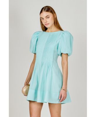 Women's Pintuck Mini Dress