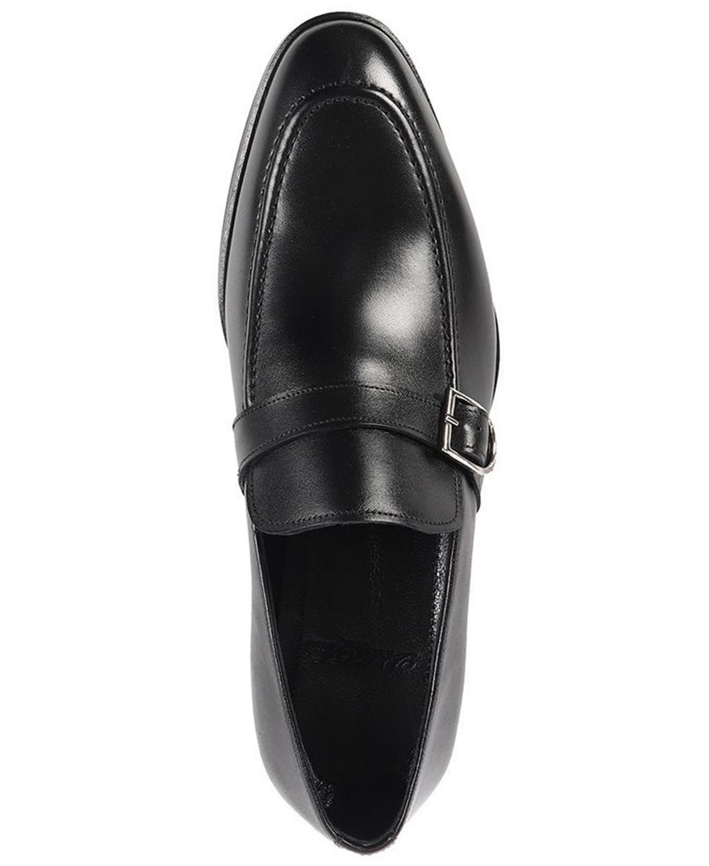 Мужские туфли VELLAPAIS Classic Monk Strap, цвет: Чёрный — фото 3