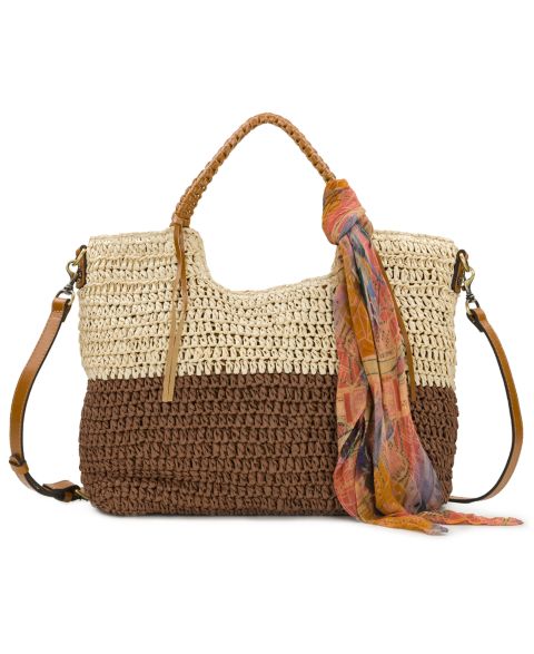 Женские сумки Patricia Nash Gabriella Medium Woven Crossbody Tote Bag