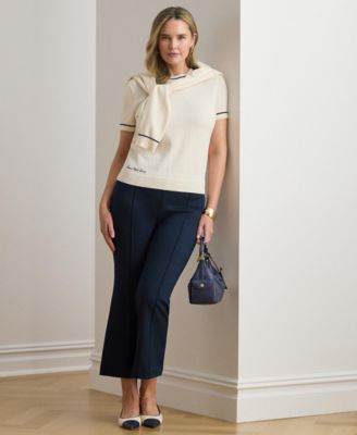 Plus Size Short-Sleeve Sweater