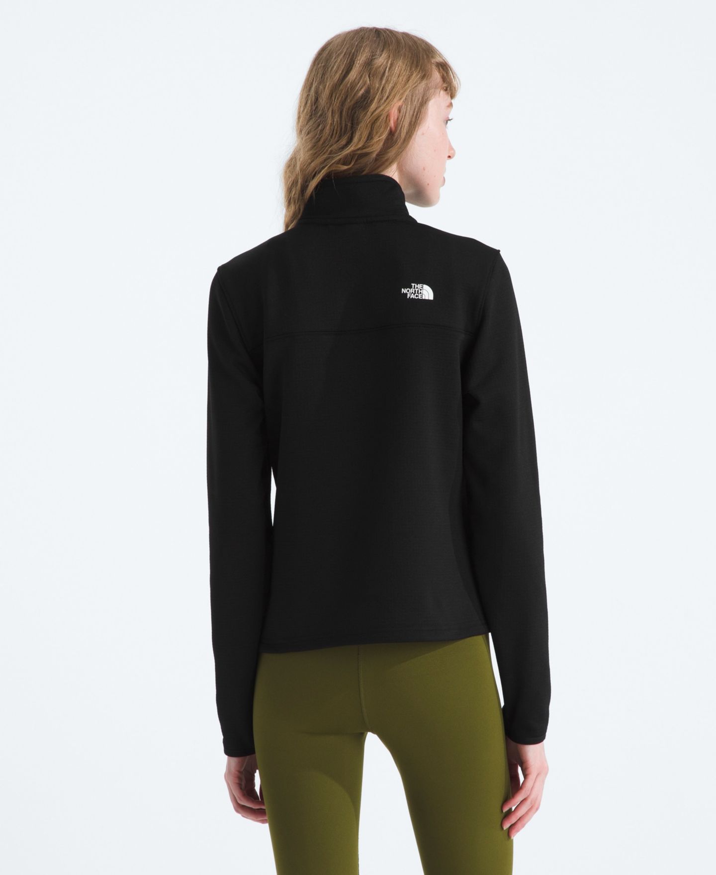 Женская куртка The North Face Cedar Trail Grid Fleece-Zip, цвет: Чёрный — фото 4